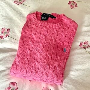 Ralph Lauren Cable Knit Jumper (like new)